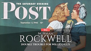 Double Trouble for Willie Gillis by Norman Rockwell