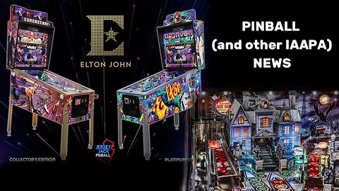 Pinball News: Elton John & Elvira Blood Red Announced; Plus Some Other Upcoming IAAPA Titles