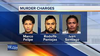 Three charged with murder after violent crime spree