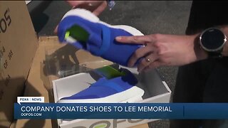 Lee Memorial Hospital workers get 100 new pairs of shoes