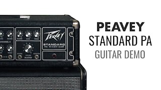 1970s Peavey Standard PA Series 260 Amp Guitar Sound Demo