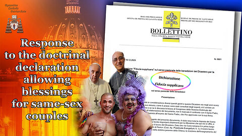 BCP: Response to the doctrinal declaration allowing blessings for same-sex couples