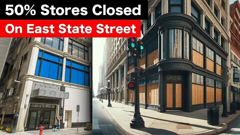 Chicago’s State Street Is Empty _ Hundreds Of Stores Close