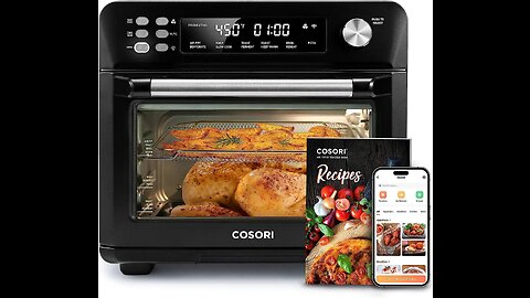 COSORI Toaster Oven Air Fryer Combo 12-in-1 26QT Convection Oven.