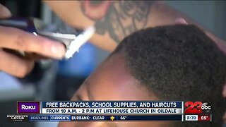 LifeHouse Church provides free backpacks, school supplies, and haircuts ahead of the first day of school