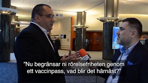 Cristian Terheș – intervju i EU-parlamentet 12 nov 2021