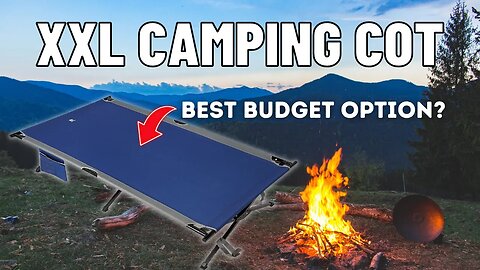 Ever Advanced Oversized XXL Folding Camping Cot Unboxing Review