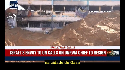 O exército de Israel anunciou ter encontrado em Gaza um sistema de túneis debaixo da UNRWA