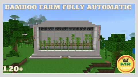 bamboo farm minecraft 1.20, minecraft bamboo farm, fully automatic farm Minecraft #minecraft