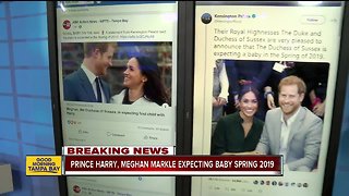 Meghan, the Duchess of Sussex, is expecting first child with Harry