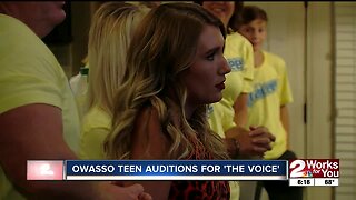 Owasso teen auditions for "The Voice"