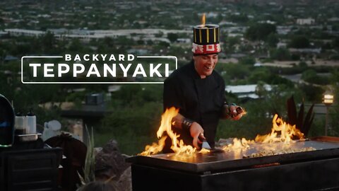 Backyard Teppanyaki Sizzling Flames & Flying Knives | PARAGRAPHIC
