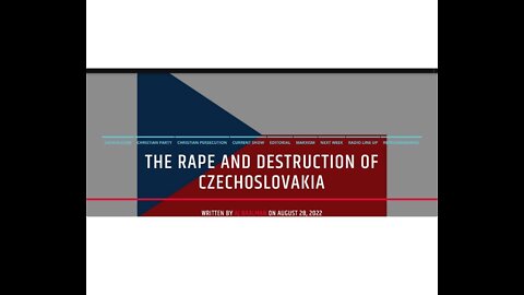 The Rape and Destruction Of Czechoslovakia
