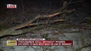 DTE says 47,000 without power after high winds