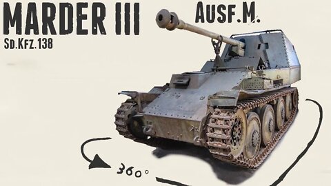 Marder III Ausf. M. - Walkaround - Saumur Tank Museum.