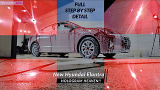 New Hyundai Elantra - The Holographic Psychedelic Detail! P1 (Vlog 38.1)