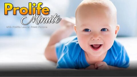 Join me for Today's #Prolife Minute.