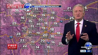 Monday evening forecast