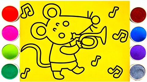 Sand Painting Musical Mouse