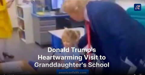 Donald Trump Visits Granddaughter at School