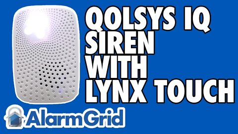 Using the Qolsys IQ Siren with a Honeywell LYNX Touch Panel