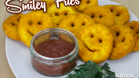 How to make smiley fries