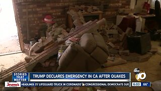 Trump declares emergency in California after earthquakes