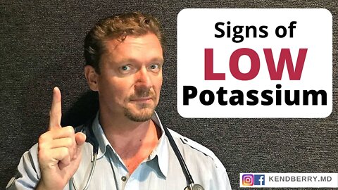 7 Signs of Low Potassium: How many do you Have??
