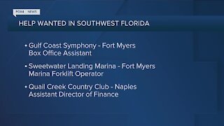 Gulf Coast Symphony, Sweetwater Landing Marina and Quail Creek Country Club hiring in Southwest Florida