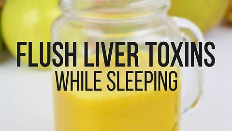 Beverage to help flush liver toxins while you sleep