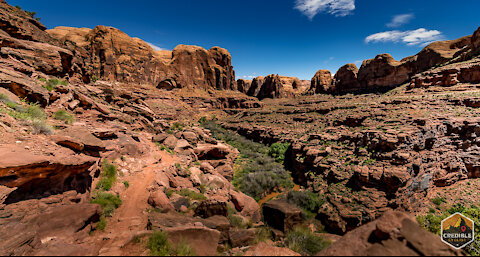 Bottom of Captain Ahab in Moab Utah