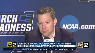 UMBC loses to Kansas State 50-43 in the second round of the NCAA Tournament