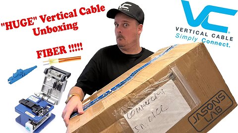 HUGE Vertical Cable Fiber Goodies Un-Boxing !! @Verticalcablecom