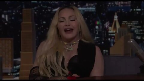 Madonna Farts on Jimmy Fallon and Jimmy Yells at Her!