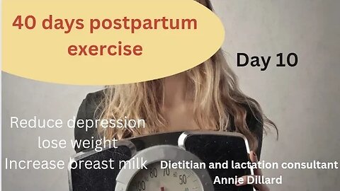 Postpartum🤱exercise after C-section (40 days,day 10) |Daily workout|Nutritionist online apple pie