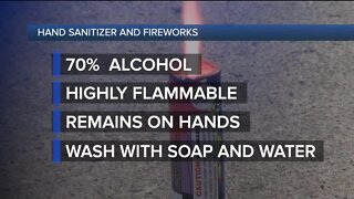 Ask Dr. Nandi: Hand sanitizer and fireworks don’t mix