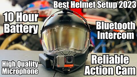 Super Detailed Motovlogging Helmet Setup - 2023