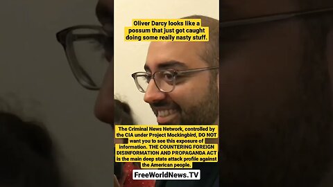 Oliver Darcy of Fake News CNN Looks Nervous When Confronted By Alex Jones in Congress