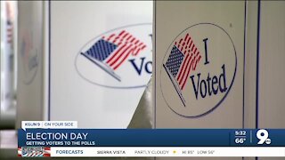 Poll workers arrange for transportation to help voters