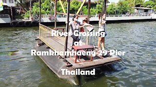 Ramkhamphaeng 29 Pier river crossing in Thailand