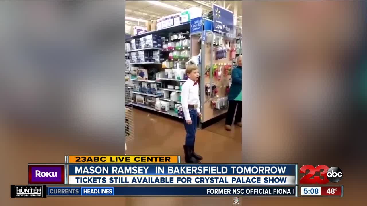 Mason Ramsey Coming to the Crystal Palace