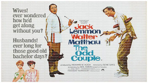 🎥 The Odd Couple - 1968 - Jack Lemmon - 🎥 TRAILER & FULL MOVIE