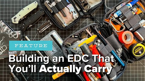 Carrying Awesome EDC Gear Without Looking CRAZY - My Pockets, Mini Kit, and MacGyver Kit