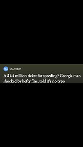 Georgia Issues 1.4 Million Dollar Super Speeder
