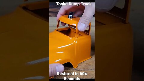 1950's Tonka Dump Truck restored in 59 seconds!
