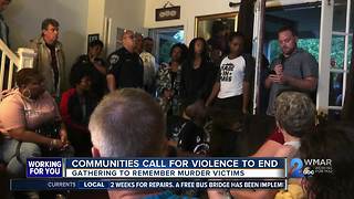 Communities Call for Violence to End