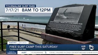 Free surf camp for South Bay kids this Saturday