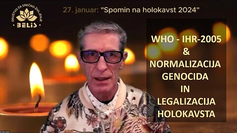 Pogodba z WHO pomeni NORMALIZACIJO GENOCIDA IN LEGALIZACIJO HOLOKAVSTA