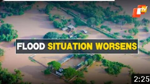 Flood Threat In Odisha: Many Villages Inundated As River Water Levels !!