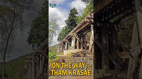 Historic Tham Krasae bridge at the Thailand Death Railway